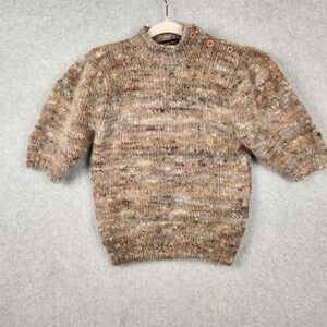 Vintage Renée Tener Jeanne Pierre Sweater Womens Small Wool Mohair Angora 90s